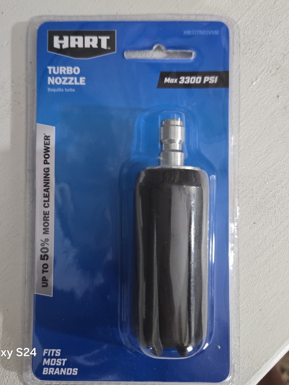 Turbo Nozzle - Black Pressure Washer Turbo Nozzle